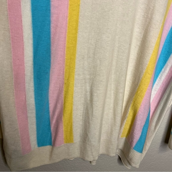 Torrid Colorful Striped Thin Hoodie Sweater Size 2X  (Torrid Size 1) - Picture 13 of 14